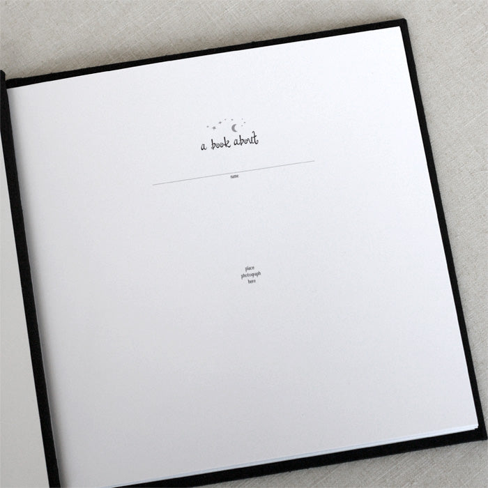 baby's first book - black by rag & bone bindery