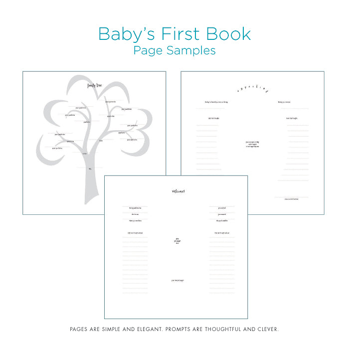 Baby's First Book Blue Lion