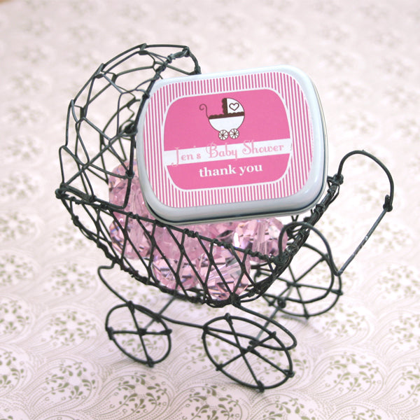 personalized baby shower favor mint tins