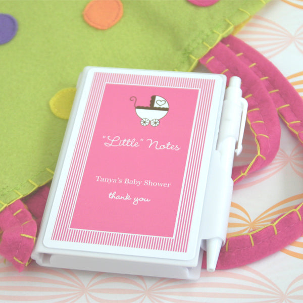 Personalized Baby Shower Notebook Favors