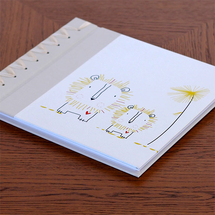 babys first book - yellow lion by rag & bone bindery