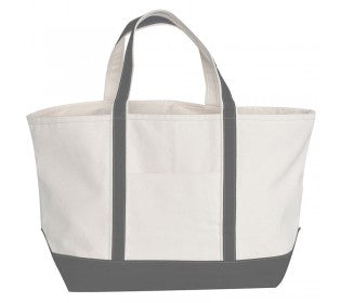 boat tote - gray