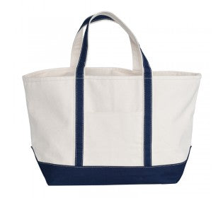 boat tote - navy