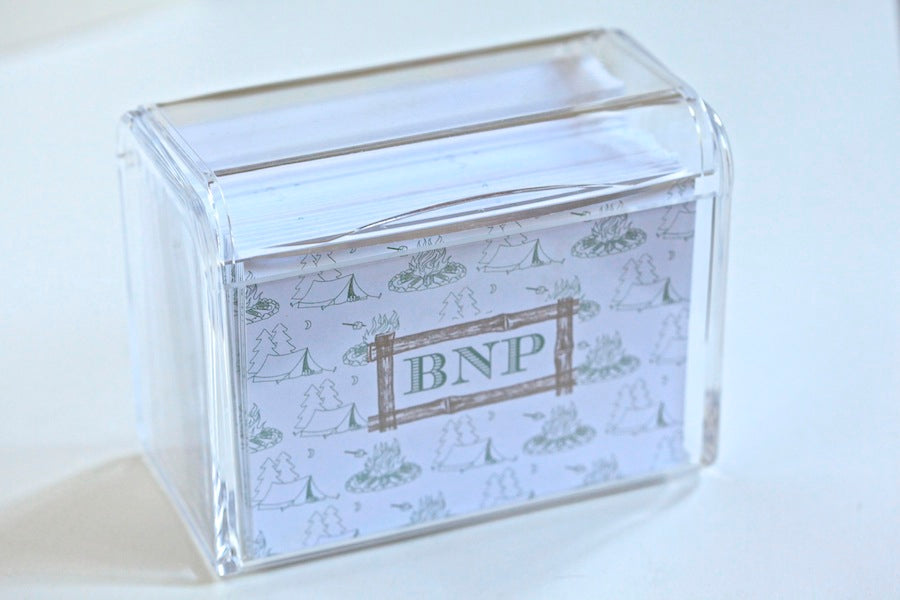campfire camp note set