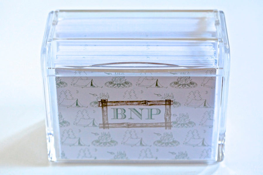campfire camp note set
