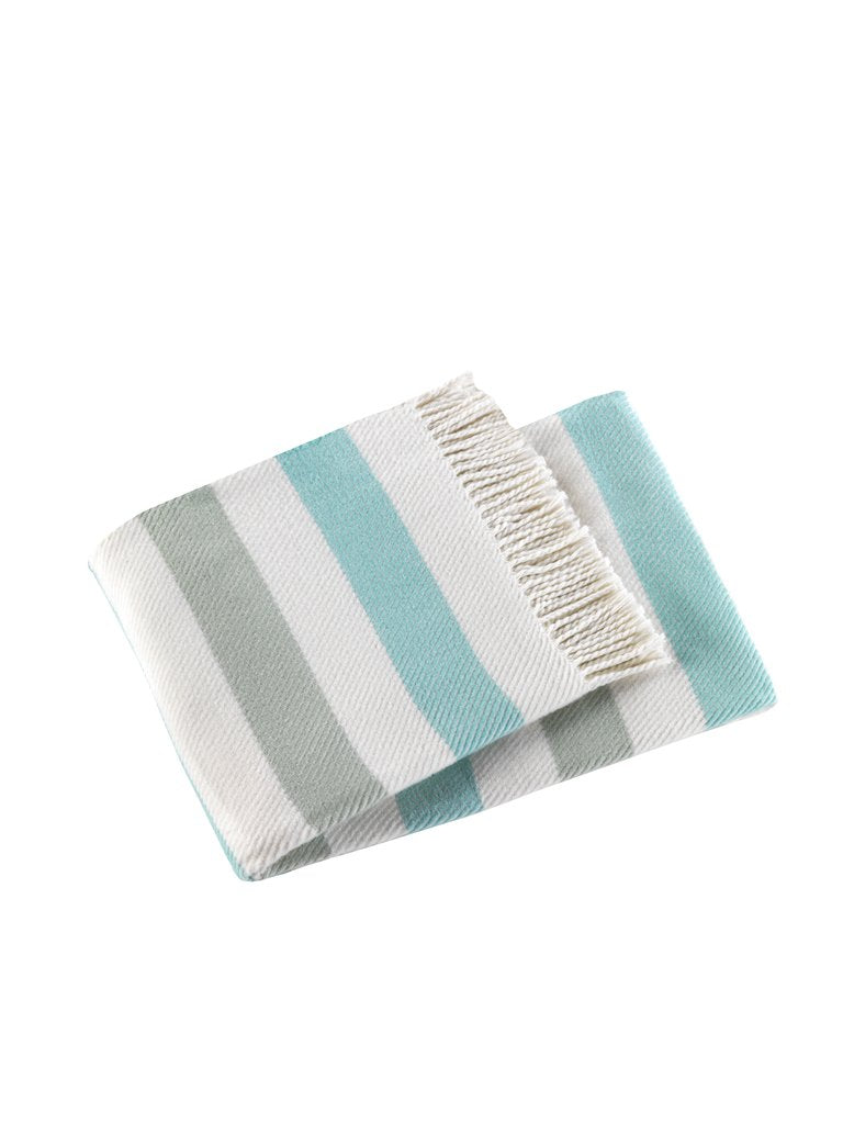 candy stripe fringed throw blanket (several colors available)