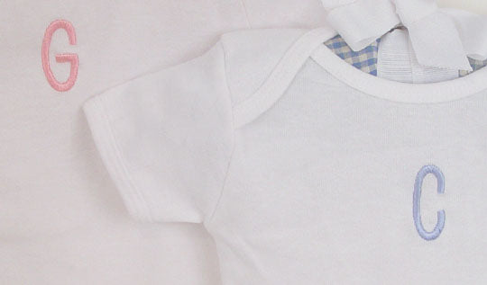 cherry pie onesie with initial