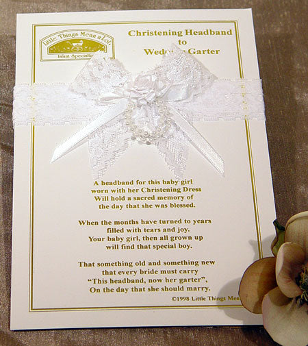 christening dress with rose lace
