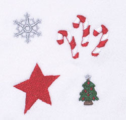 christmas bib and burp cloth set