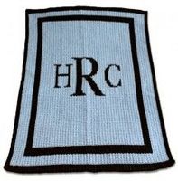 classic personalized baby blanket with monogram