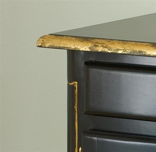 country french night table (black - gilding)