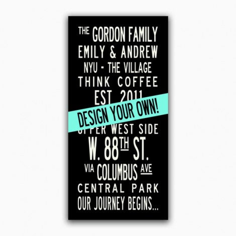 custom canvas wall art (more size options)