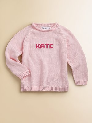 custom knit personalized name sweater