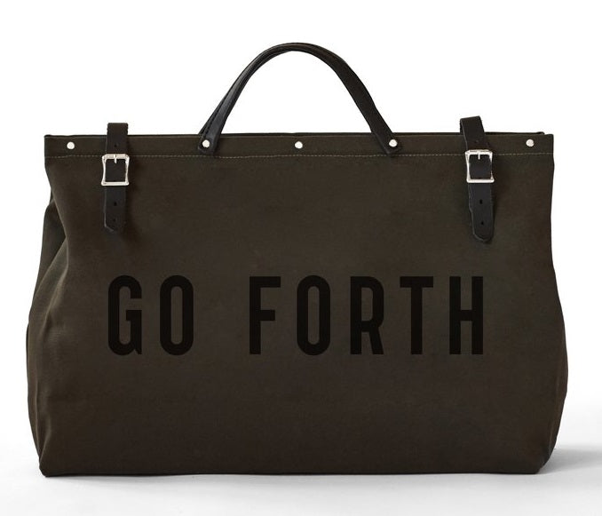 custom text weekender tote- YOUR Design