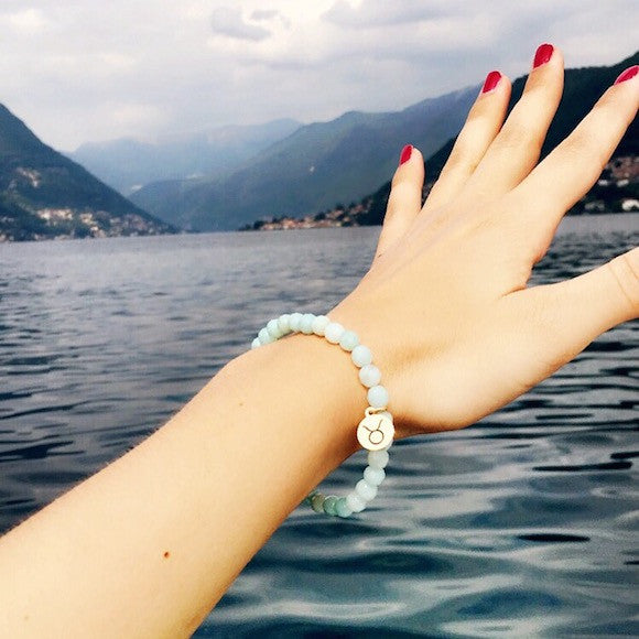 Customize Your Charm - Amazonite Classic Charm Bracelet
