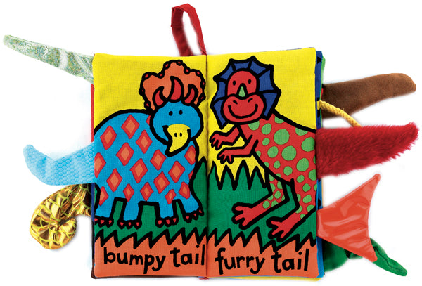 dino tails book by jellycat