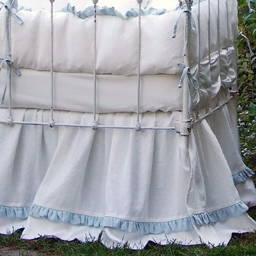 dora crib bedding (custom colors available)  (contact us for pricing)
