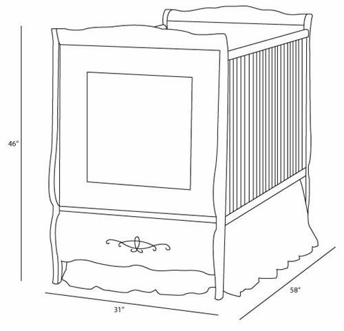 french panel crib (serendipity)