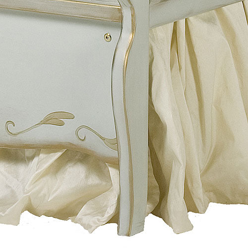french panel verona crib by art for kids - gold, reef, linen