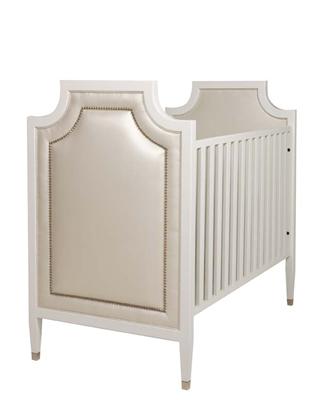 gramercy upholstered panel crib
