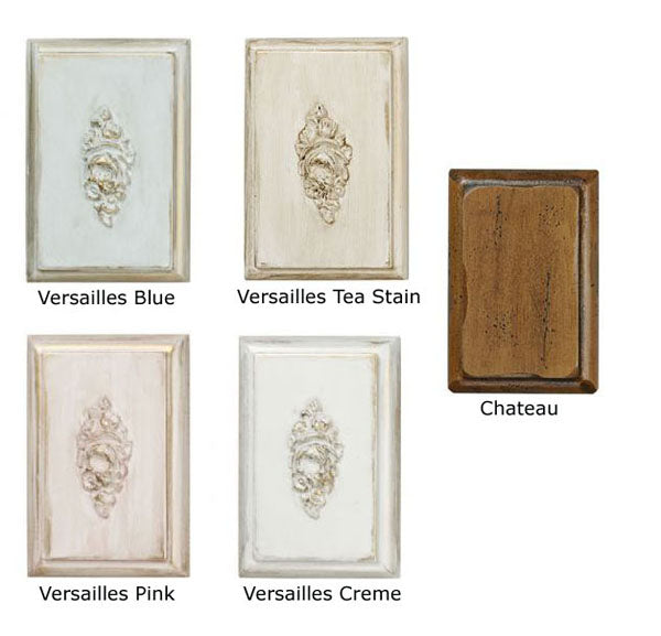 grand armoire wire mesh doors (versailles linen)