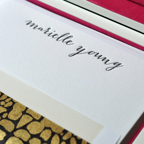 haute papier fuchsia stationery wardrobe