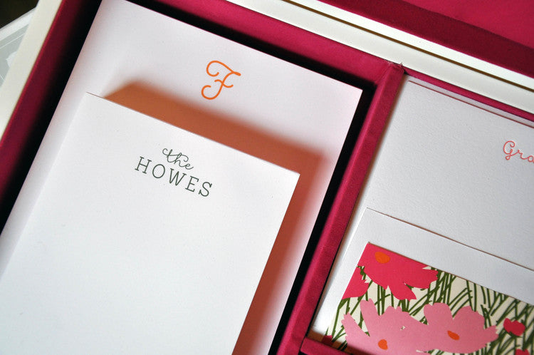 haute papier v2 fuchsia stationery wardrobe