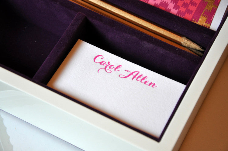 haute papier v2 purple stationery wardrobe