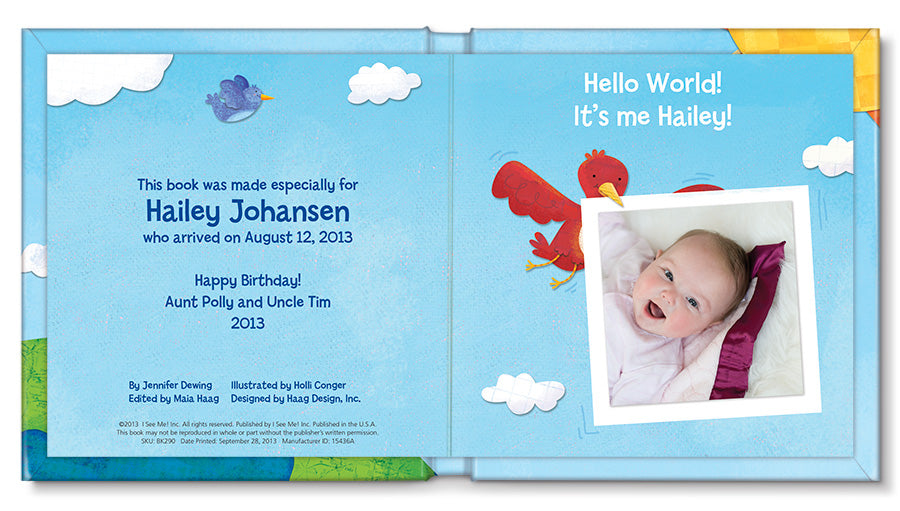 hello world personalized book