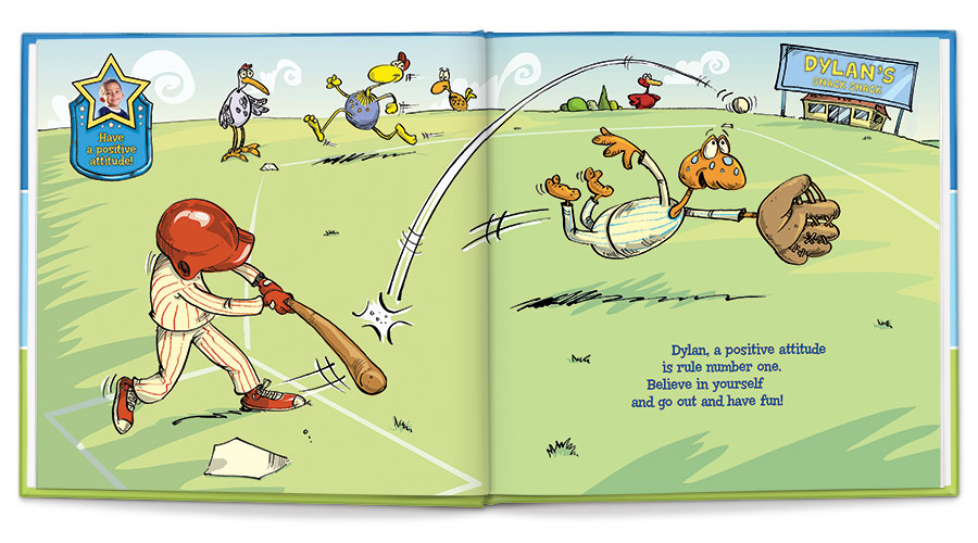 I'm an all-star personalized book (blue)