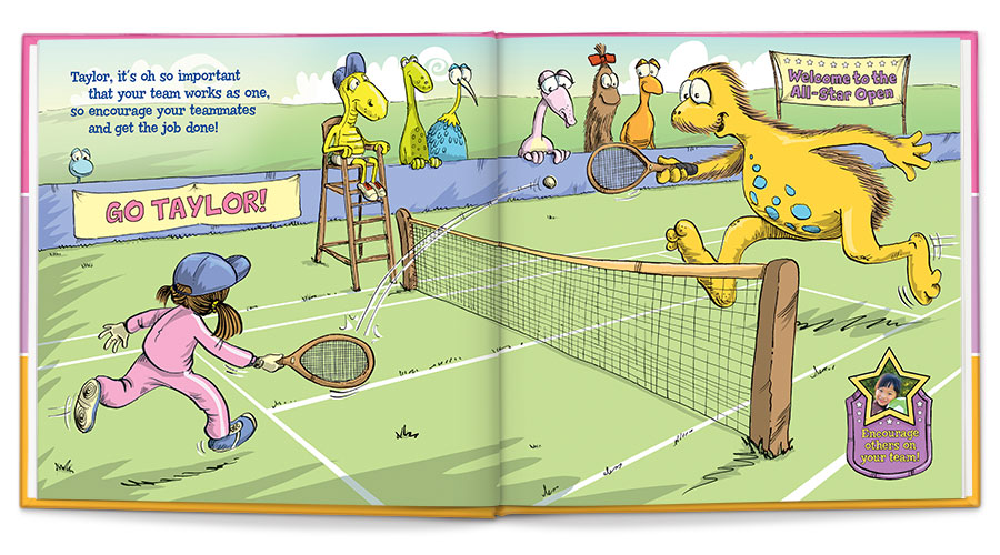 I'm an all-star personalized book (pink)