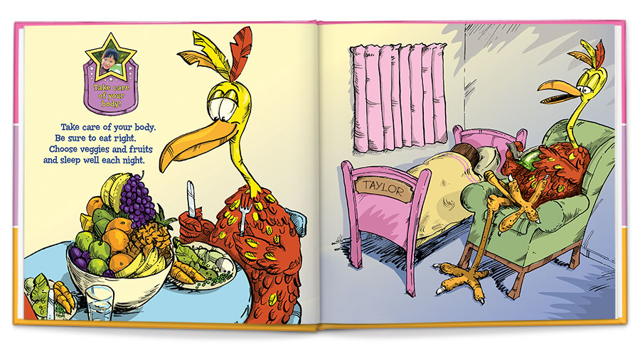 I'm an all-star personalized book (pink)