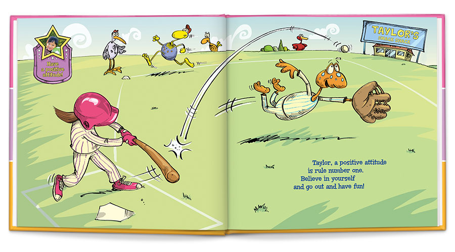 I'm an all-star personalized book (pink)