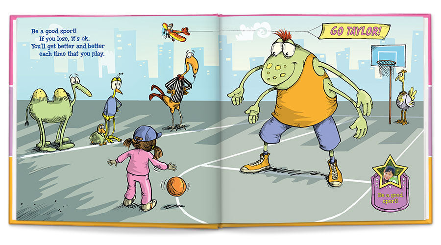 I'm an all-star personalized book (pink)