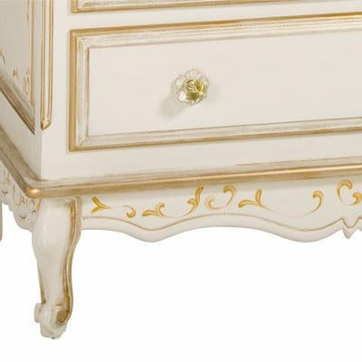 custom long french dresser - verona / versailles creme/ gold gilding