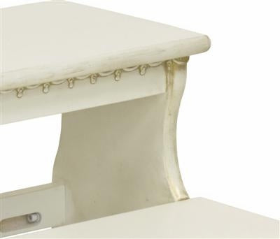 large two step step stool - versailles finish & moulding