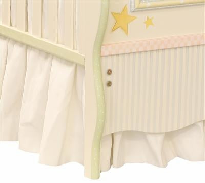 nursery rhymes french panel crib