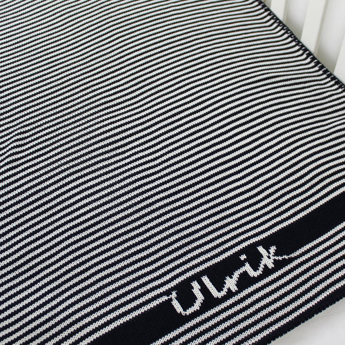 striped baby boy blanket