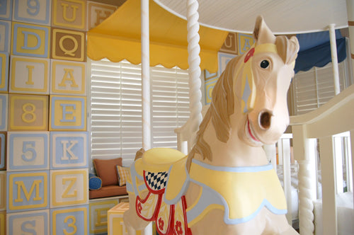 carousel nursery custom designed (please call for pricing)