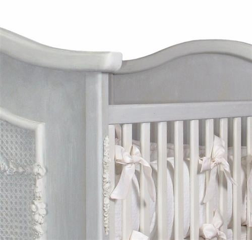 cherubini crib (washed blue & creme)