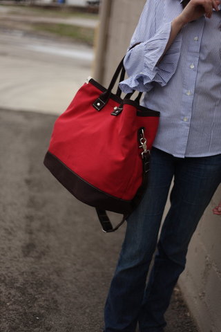 charlie sr. bucket bag by henry brown