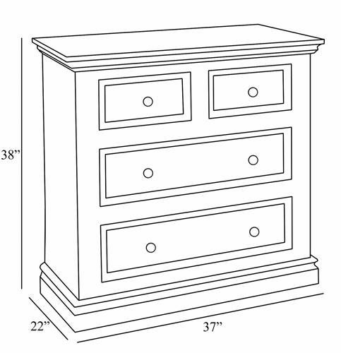 cody chest (braided moulding)