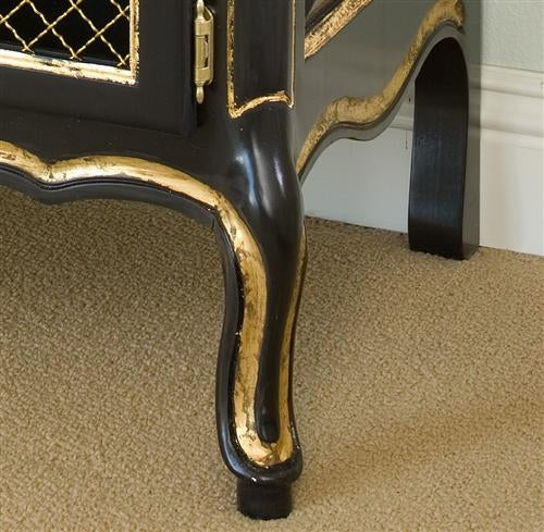 country french night table (black - gilding)
