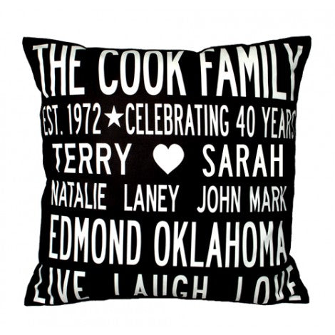 custom wedding pillows