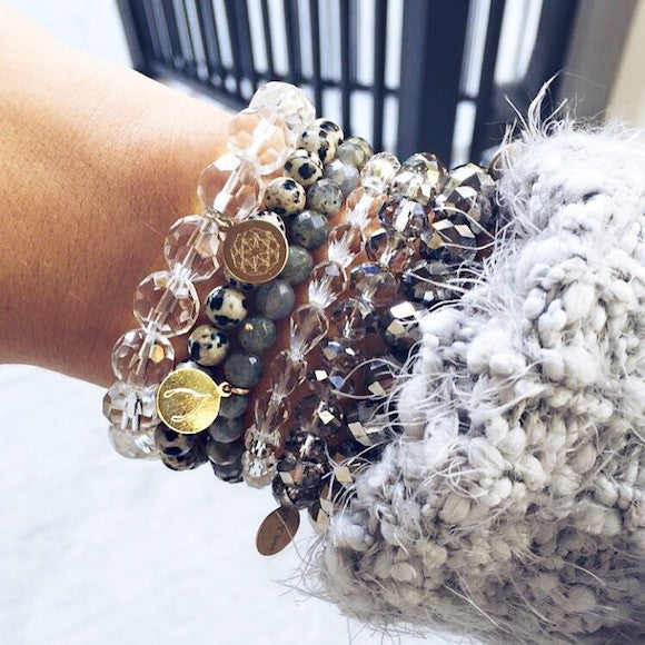 Customize Your Charm - Dalmation Jasper Classic Charm Bracelet