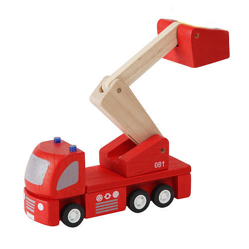 personalized name puzzle stool with firetruck
