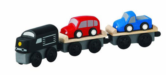 personalized name puzzle stool with train