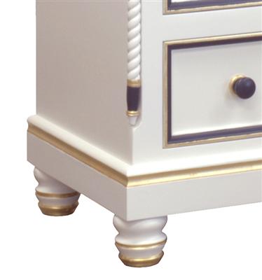 evan chest (antico white avy/gold gilding)