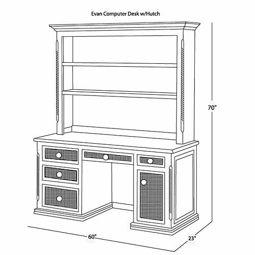 evan desk (with optional hutch)