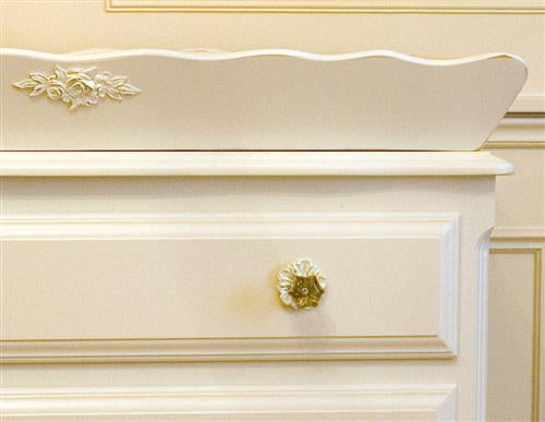 french chest with monogram